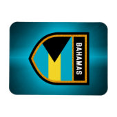 Bahamas-Flagge Magnet (Horizontal)