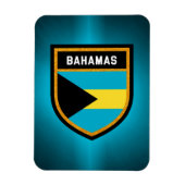Bahamas-Flagge Magnet (Vertikal)