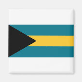 Bahamas-Flagge Magnet (Vorne)