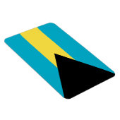 Bahamas-Flagge Magnet (Rechte Seite)