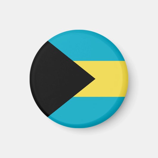 Bahamas-Flagge Magnet (Vorne)