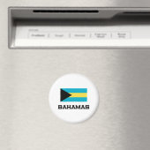 Bahamas-Flagge Magnet (In Situ (Geschirrspüler))