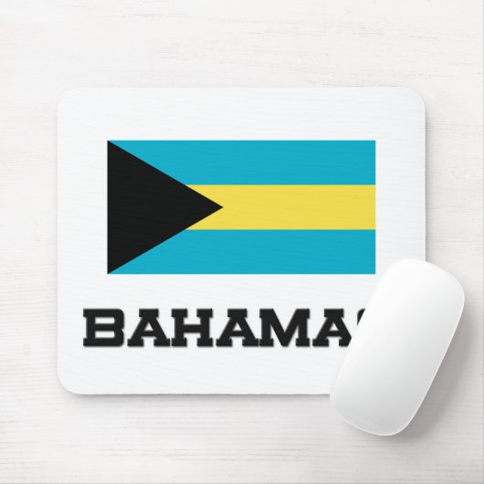 Bahamas-Flagge Mousepad (Mit Mouse)