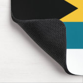 Bahamas-Flagge Mousepad (Ecke)