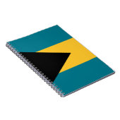 Bahamas-Flagge Notizblock (Rechte Seite)