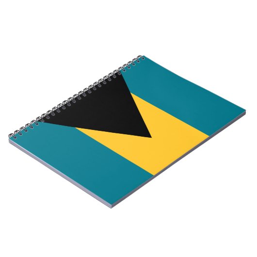 Bahamas-Flagge Notizblock (Linke Seite)