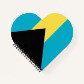 Bahamas-Flagge Notizblock (Vorderseite)