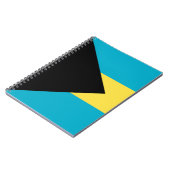 Bahamas-Flagge Notizblock (Linke Seite)