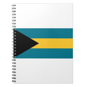 Bahamas-Flagge Notizblock