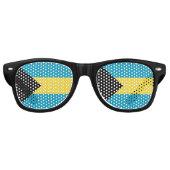 Bahamas-Flagge Partybrille (Vorderseite)