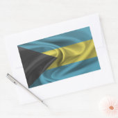 Bahamas-Flagge Rechteckiger Aufkleber (Umschlag)