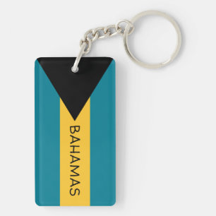 Bahamas-Flagge Schlüsselanhänger