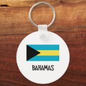 Bahamas-Flagge Schlüsselanhänger (Vorderseite)