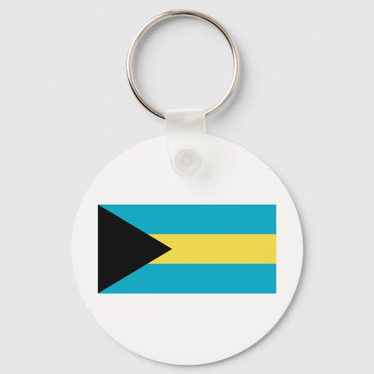 Bahamas-Flagge Schlüsselanhänger (Vorderseite)