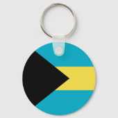 Bahamas-Flagge Schlüsselanhänger (Rückseite)