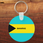 Bahamas-Flagge Schlüsselanhänger (Vorderseite)