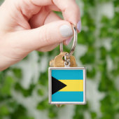 Bahamas-Flagge Schlüsselanhänger (Hand)