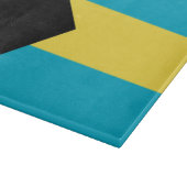 Bahamas-Flagge Schneidebrett (Ecke)