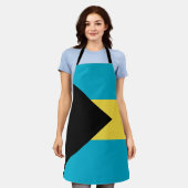 Bahamas-Flagge Schürze (Getragen)