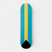 Bahamas-Flagge Skateboard (Vorne)