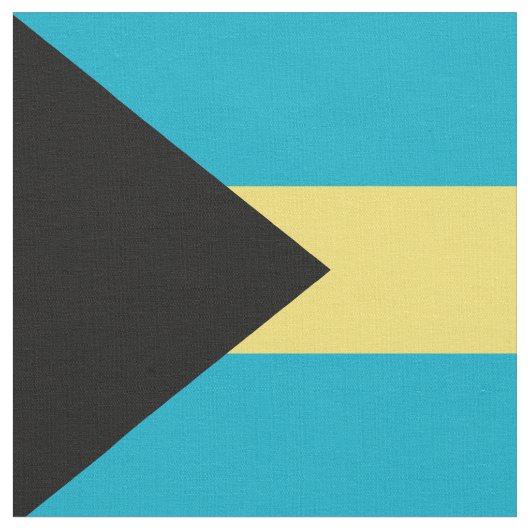 Bahamas-Flagge Stoff (Nahaufnahme)