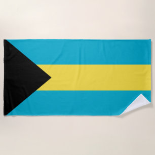 Bahamas-Flagge Strandtuch