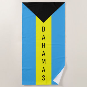 Bahamas-Flagge Strandtuch