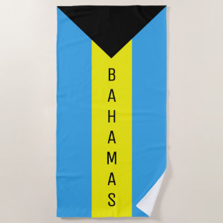 Bahamas-Flagge Strandtuch