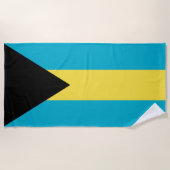 Bahamas-Flagge Strandtuch (Vorderseite)
