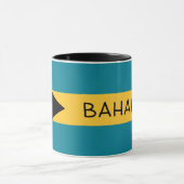 Bahamas-Flagge Tasse (Zentrum)