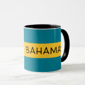 Bahamas-Flagge Tasse (VorderseiteRechts)