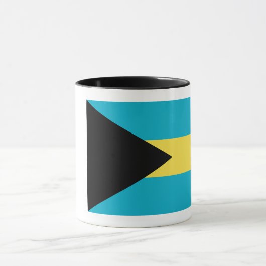 Bahamas-Flagge Tasse (Zentrum)