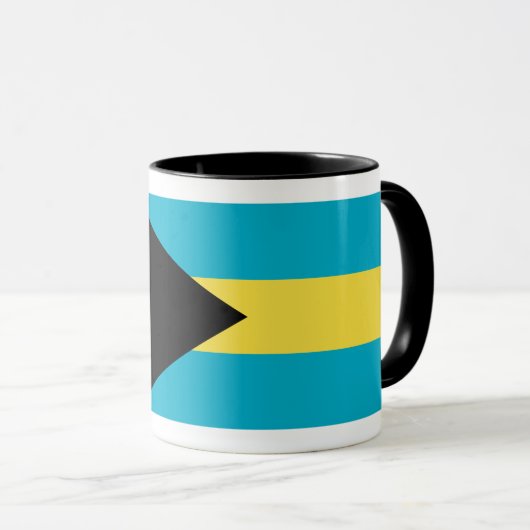 Bahamas-Flagge Tasse (VorderseiteRechts)