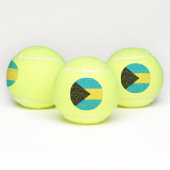 Bahamas-Flagge Tennisbälle (Multi)
