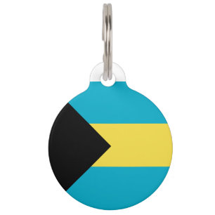 Bahamas-Flagge Tiermarke