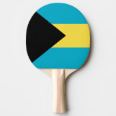 Bahamas-Flagge Tischtennis Schläger (Vorderseite)