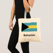 Bahamas-Flagge Tragetasche (Vorderseite (Produkt))