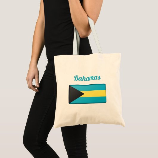 Bahamas-Flagge Tragetasche (Vorderseite (Produkt))