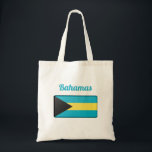 Bahamas-Flagge Tragetasche<br><div class="desc">Dieses Design der Bahamas Fahne ist eine großartige Möglichkeit,  Ihren bahamianischen Stolz zu zeigen. Bestelle noch heute!</div>