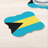 Bahamas-Flagge Untersetzer (angewinkelt)