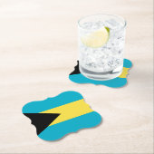 Bahamas-Flagge Untersetzer (Vor Ort)