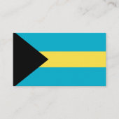 Bahamas-Flagge Visitenkarte (Vorderseite)