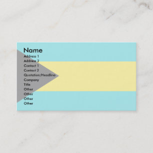 Bahamas-Flagge Visitenkarte