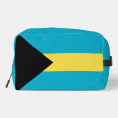 Bahamas-Flagge Waschbeutel (Rückseite)