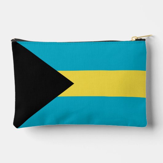 Bahamas-Flagge Zubehörtasche (Rückseite)