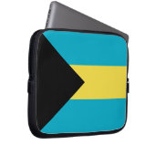 Bahamas-Flaggen-Laptop-Hülse Laptopschutzhülle (Vorne Rechts)