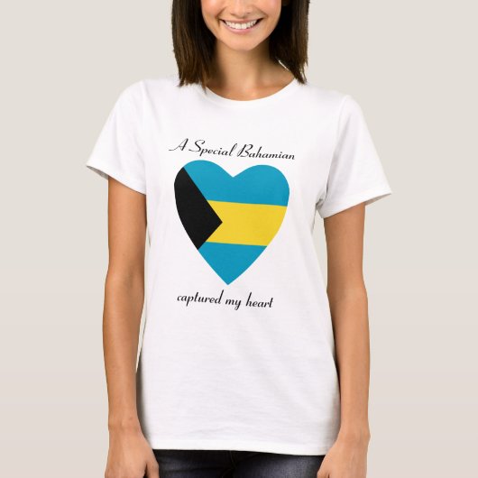 Bahamas-Flaggen-Schatz-T - Shirt (Vorderseite)