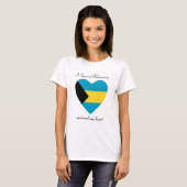 Bahamas-Flaggen-Schatz-T - Shirt (Vorne ganz)