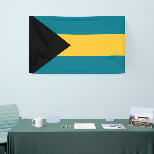 Bahamas-Flaggenbanner Banner (Messeveranstaltung)