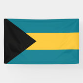 Bahamas-Flaggenbanner Banner (Horizontal)